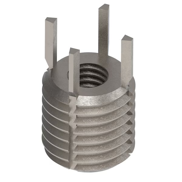 Key Locking Thread Insert, Heavy Wall, 4 Keys, M5-0.80 Int Thrd Sz, M10-1.25 Ext Thrd Sz, 10 PK, EnjoyTool Select, Mfr#: 217-076364
