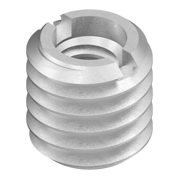 Standard Wall Self Locking Thread Insert, 1/4"-20 Int Thrd Sz, 316 Stainless Steel, EnjoyTool Select, Mfr#: 316-4