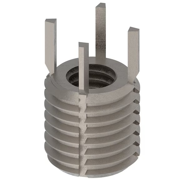 Key Locking Thread Insert, Thin Wall, 4 Keys, M6-1.00 Int Thrd Sz, M10-1.25 Ext Thrd Sz, 10 PK, EnjoyTool Select, Mfr#: 217-076352
