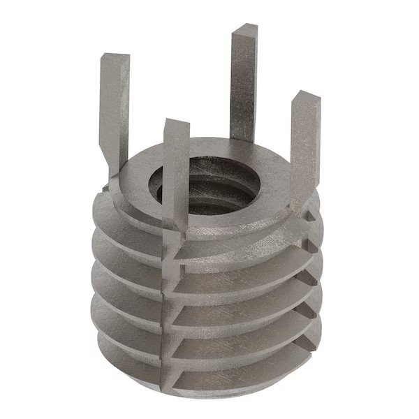 Key Locking Thread Insert, Heavy Wall, 4 Keys, 1/4"-20 Int Thrd Sz, 7/16"-14 Ext Thrd Sz, 10 PK, EnjoyTool Select, Mfr#: 217-076302