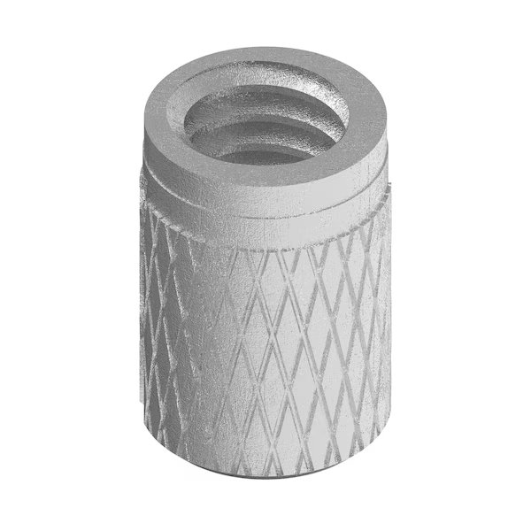 Press Insert, 5/16"-18 Int Thrd Sz, 9/16 in L, 25/64 in Dia., Aluminum, Plain, 10 PK, EnjoyTool Select, Mfr#: 240-5-AL-PK10
