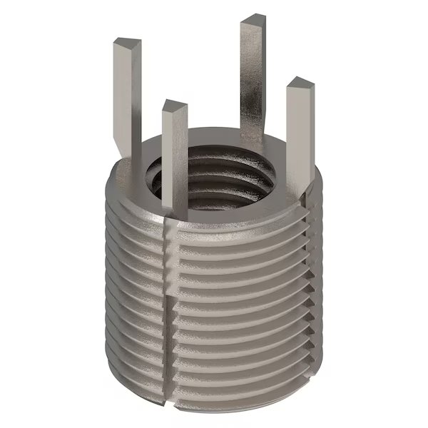 Key Locking Thread Insert, Heavy Wall, 4 Keys, 3/4"-10 Int Thrd Sz, 1 1/8"-12 Ext Thrd Sz, 10 PK, EnjoyTool Select, Mfr#: 217-077309