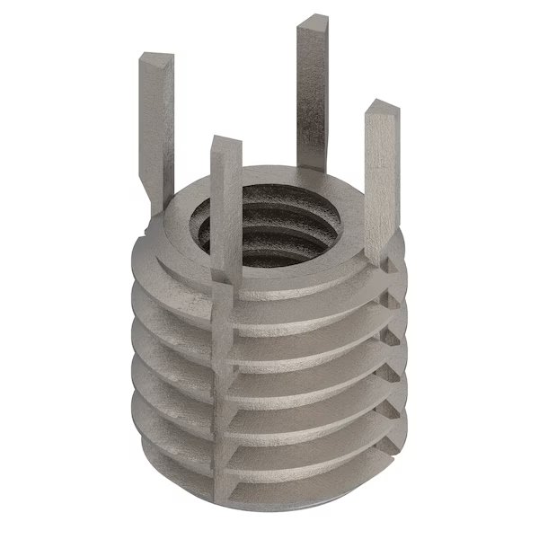 Key Locking Thread Insert, Thin Wall, 4 Keys, M5-0.80 Int Thrd Sz, M8-1.25 Ext Thrd Sz, 10 PK, EnjoyTool Select, Mfr#: 217-076351