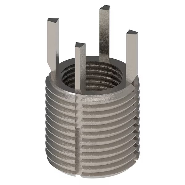 Key Locking Thread Insert, Heavy Wall, 4 Keys, 5/8"-18 Int Thrd Sz, 7/8"-14 Ext Thrd Sz, 10 PK, EnjoyTool Select, Mfr#: 217-076508