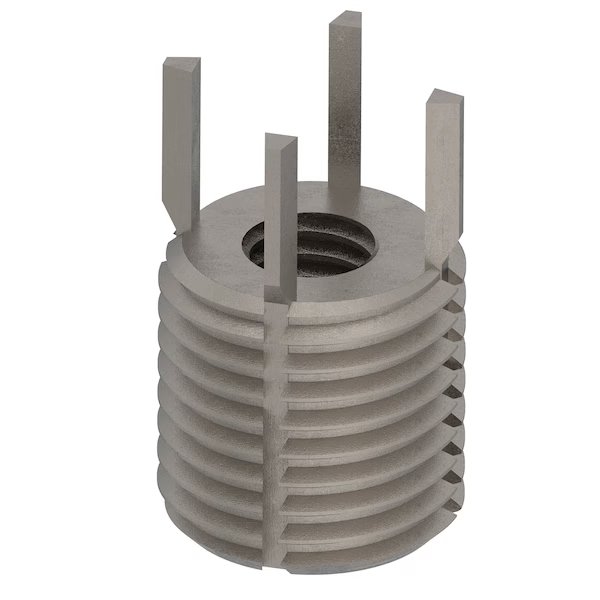 Key Locking Thread Insert, Heavy Wall, 4 Keys, M6-1.00 Int Thrd Sz, M12-1.25 Ext Thrd Sz, 10 PK, EnjoyTool Select, Mfr#: 217-076365