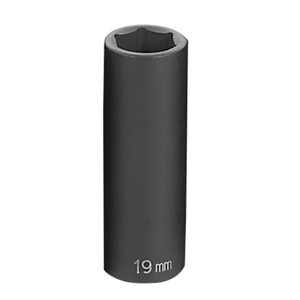 1/2" Drive Impact Socket Chrome plated, Grey Pneumatic, Mfr#: 2019MD