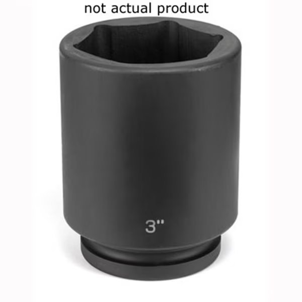 1" Drive Impact Socket Chrome plated, Grey Pneumatic, Mfr#: 4062D