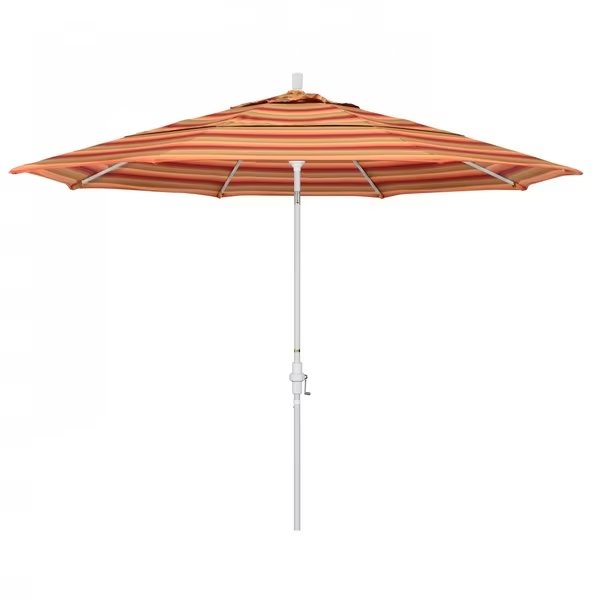 Patio Umbrella, Octagon, 110.5" H, Sunbrella Fabric, Astoria Sunset, California Umbrella, Mfr#: 194061014776
