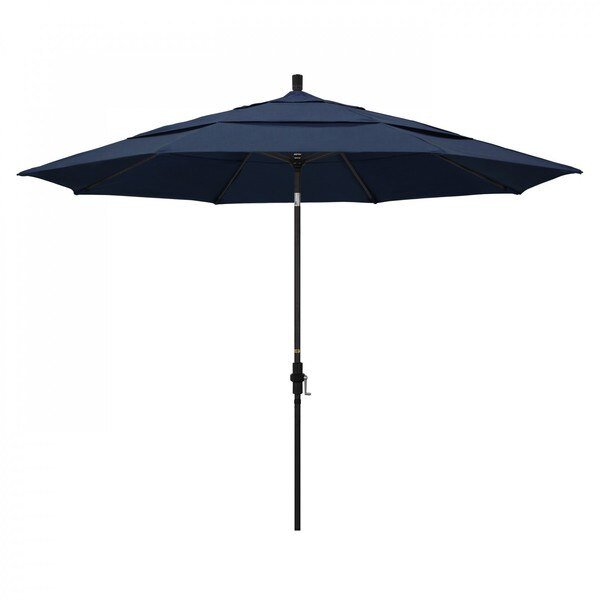 Patio Umbrella, Octagon, 110.5" H, Sunbrella Fabric, Spectrum Indigo, California Umbrella, Mfr#: 194061015254