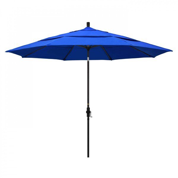 Patio Umbrella, Octagon, 110.5" H, Sunbrella Fabric, Pacific Blue, California Umbrella, Mfr#: 194061015285