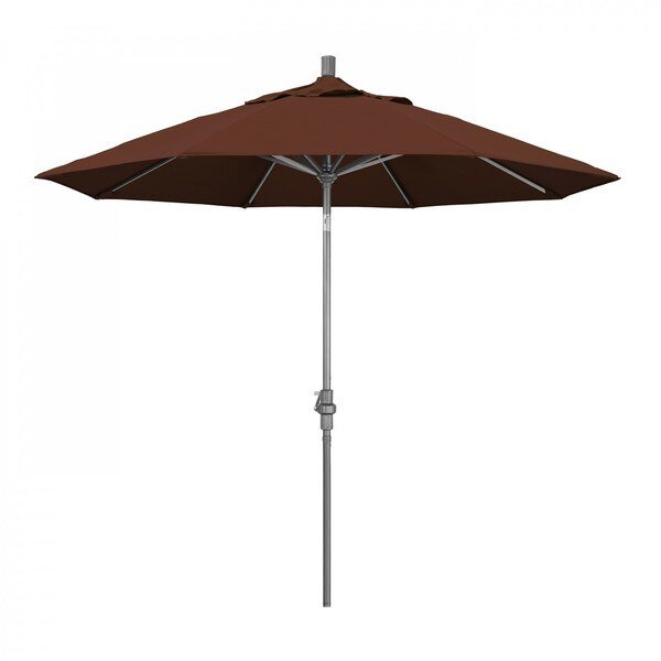 Patio Umbrella, Octagon, 102.38" H, Sunbrella Fabric, Bay Brown, California Umbrella, Mfr#: 194061016305