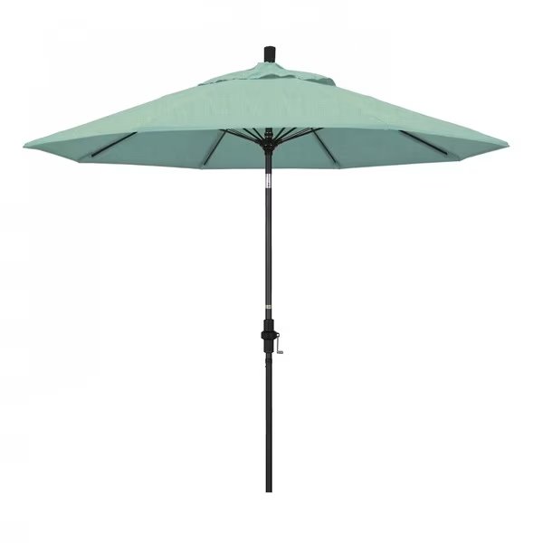 Patio Umbrella, Octagon, 101" H, Sunbrella Fabric, Spectrum Mist, California Umbrella, Mfr#: 194061027448