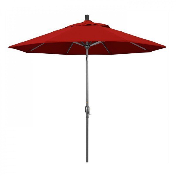 Patio Umbrella, Octagon, 101" H, Sunbrella Fabric, Jockey Red, California Umbrella, Mfr#: 194061032008
