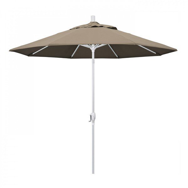 Patio Umbrella, Octagon, 101" H, Pacifica Fabric, Taupe, California Umbrella, Mfr#: 194061034606