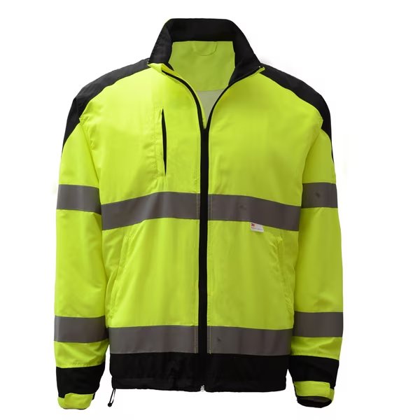 Standard Class 3 Snap Button Windbreaker, Gss Safety, Mfr#: 7502-XL