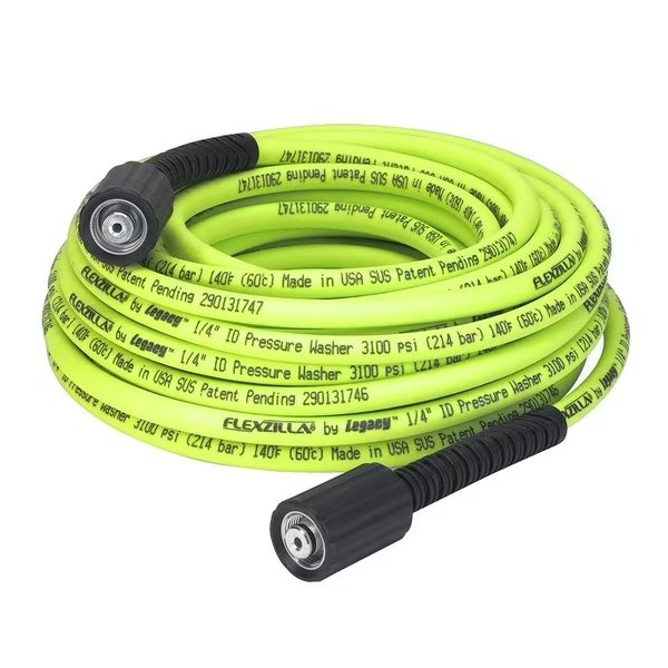 Pressure Washer Hose, 1/4" x 50, M22 Fi, Flexzilla, Mfr#: HFZPW3450M