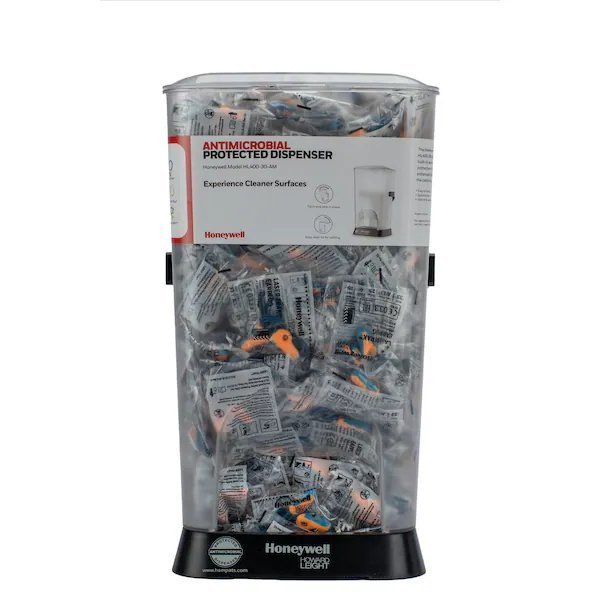 Earplug Dispenser Antimicrobial, PK 400, Honeywell Howard Leight, Mfr#: HL400-LT-30-AM