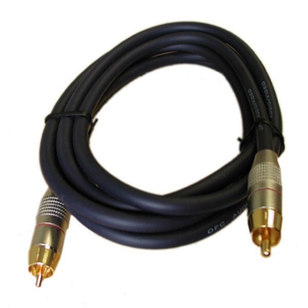 RCA Audio/Video Cable, Red Identifier, Test Products Intl, Mfr#: HPACR3