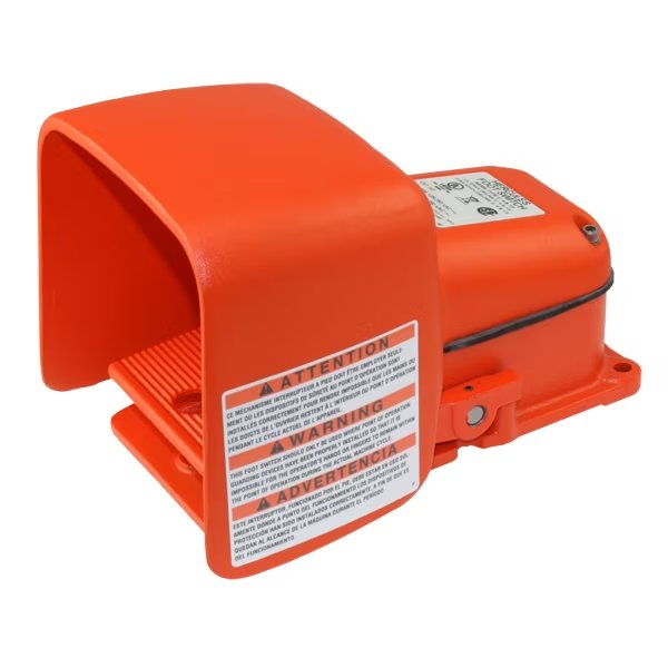 Heavy Duty Foot Switch, Momentary Action, Linemaster, Mfr#: 531-SWHOX