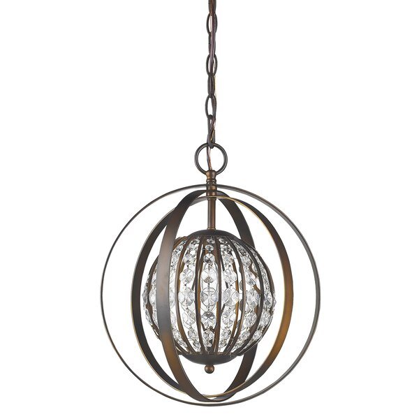 Olivia 1-Light Pendant, Height: 16", Acclaim Lighting, Mfr#: IN11097ORB