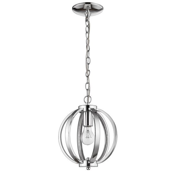 Nevaeh 1-Light Pendant Chrome, Acclaim Lighting, Mfr#: IN11335CH