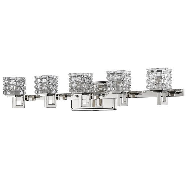 Coralie 5-Light Vanity Light, Housing Finish: Polished Nickel, Acclaim Lighting, Mfr#: IN41317PN