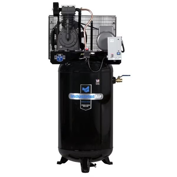 Stationary Air Compressor, 2-Stage, Sngl P, Industrial Air, Mfr#: IV5018055