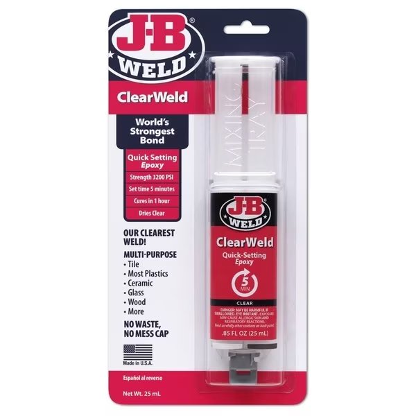 Clearweld Syringe, 25Ml, 50112, J-B Weld, Mfr#: JBW50112