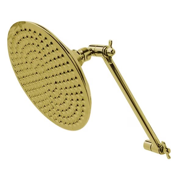 Shower Head, Polished Brass, Wall Mount, Kingston Brass, Mfr#: K136K2