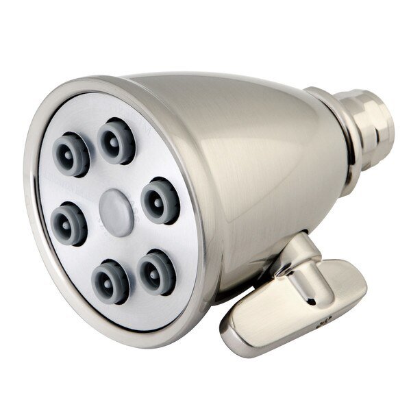 Shower Head, Brushed Nickel, Wall Mount, Kingston Brass, Mfr#: K138A8