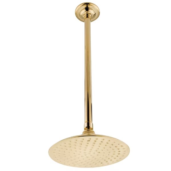 Shower Head, Polished Brass, Ceiling Mount, Kingston Brass, Mfr#: K236K22