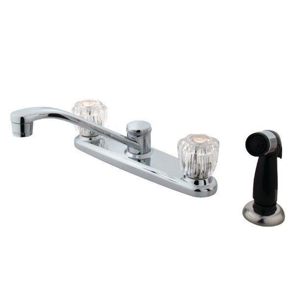 Manual, 8" Mount, 4 Hole KB112 Centerset Kitchen Faucet, Americana, Mfr#: KB112