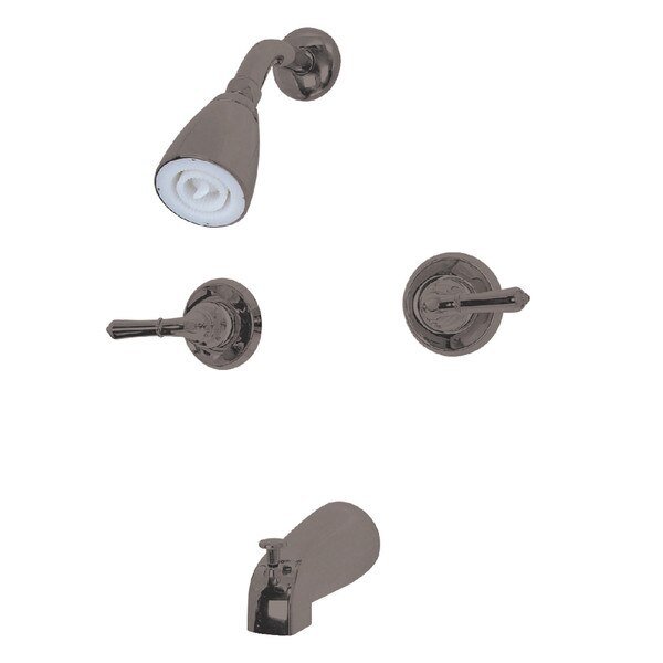 Tub and Shower Faucet, Oil Rubbed Bronze, Wall Mount, Kingston Brass, Mfr#: KB245
