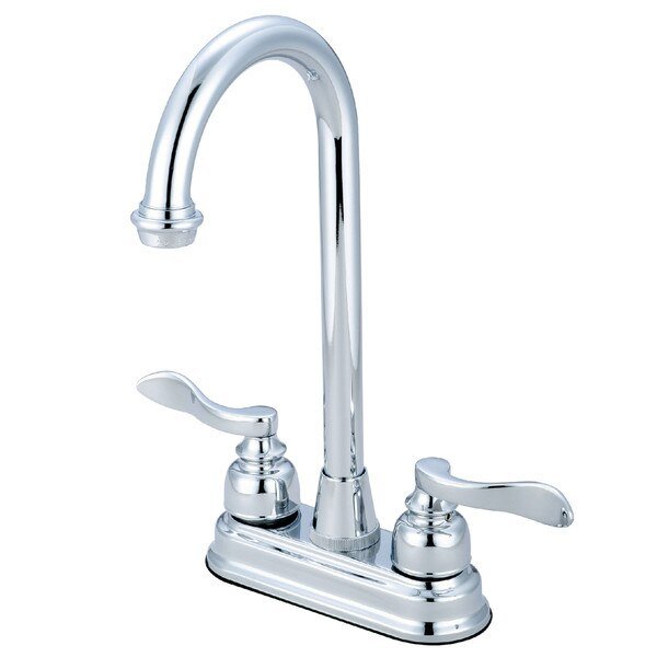 Manual, 4" Mount, 2 Hole KB8491NFL 4" Centerset Bar Faucet, Nuwave French, Mfr#: KB8491NFL