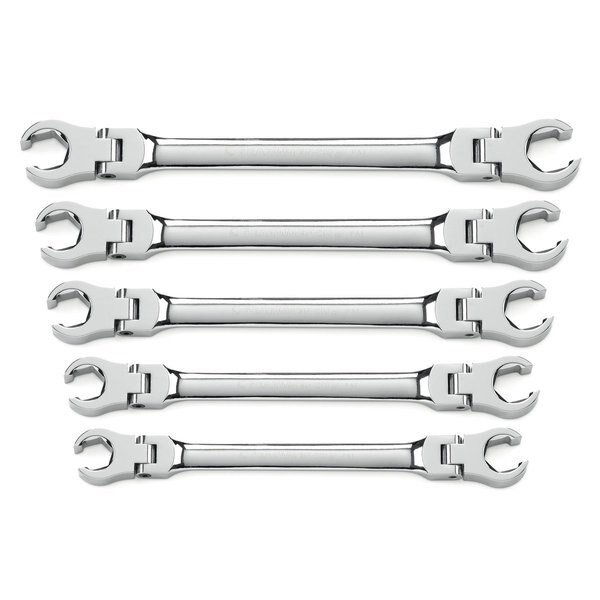 Flex Flare Nut Wrench Set, SAE, 5 pcs., Kd Tools, Mfr#: 81910