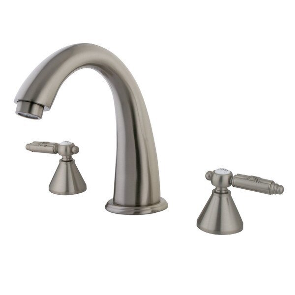 Roman Tub Faucet, Brushed Nickel, Deck Mount, Kingston Brass, Mfr#: KS2368GL