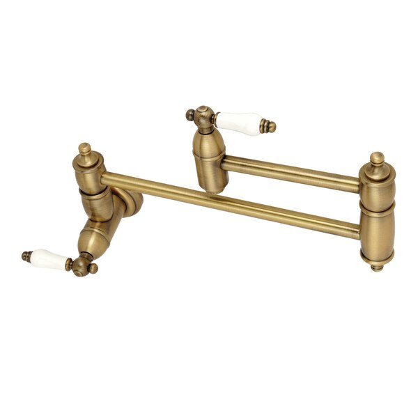 KS3103PL Wall Mount Pot Filler Kitchen Faucet, Restoration, Mfr#: KS3103PL