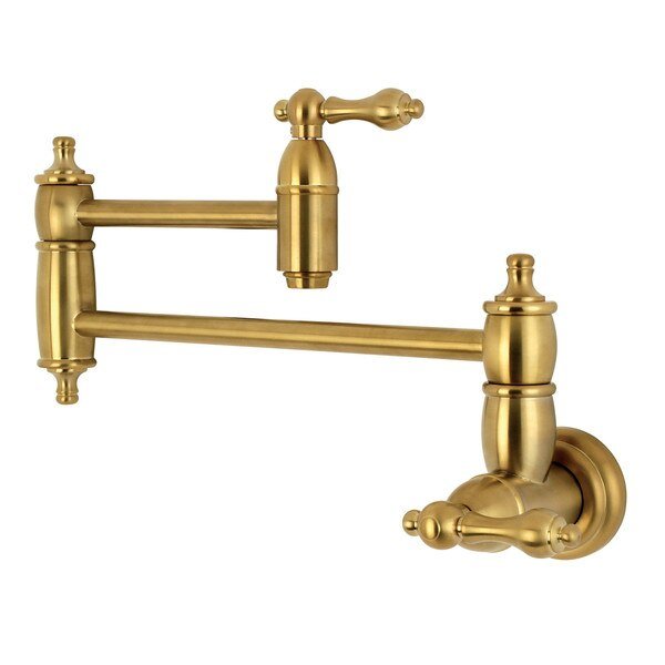 KS3107AL Wall Mount Pot Filler Kitchen Faucet, Restoration, Mfr#: KS3107AL