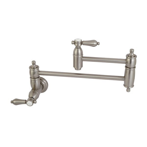 KS3108BAL Wall Mount Pot Filler Kitchen Faucet, Heirloom, Mfr#: KS3108BAL