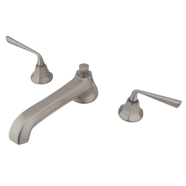 Roman Tub Faucet, Brushed Nickel, Deck Mount, Kingston Brass, Mfr#: KS4308ZL