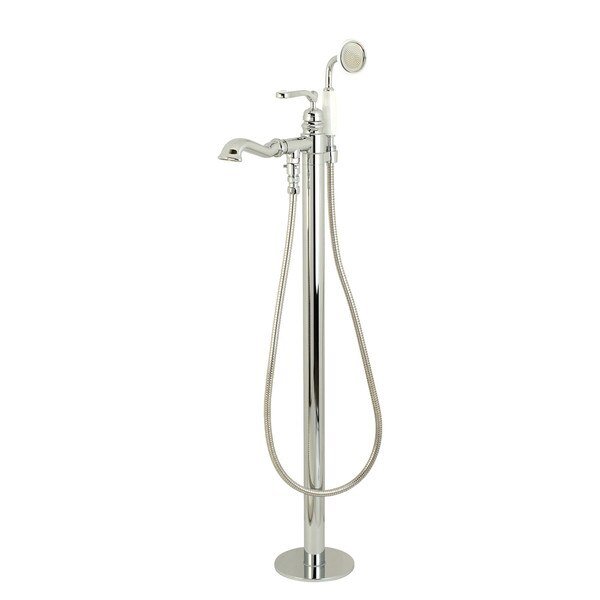 Freestanding Tub Faucet, Polished Chrome, Freestanding, Kingston Brass, Mfr#: KS7011RL