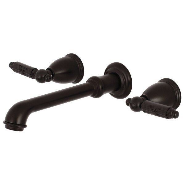 Roman Tub Faucet, Oil Rubbed Bronze, Wall Mount, Kingston Brass, Mfr#: KS7025GL