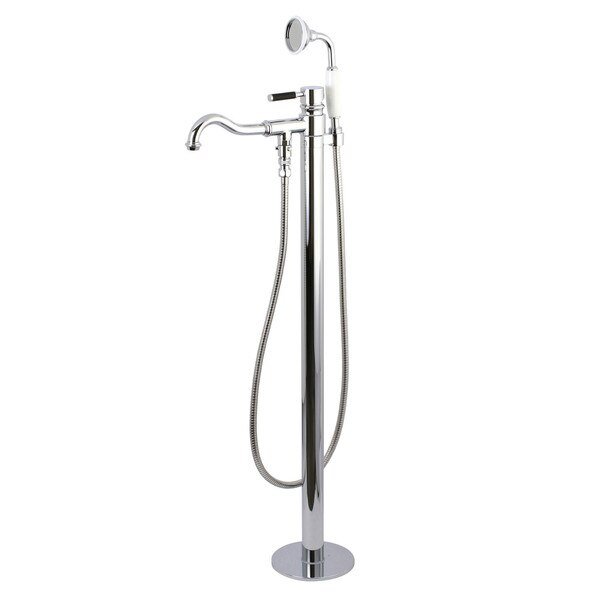 Freestanding Tub Faucet, Polished Chrome, Freestanding, Kingston Brass, Mfr#: KS7131DKL