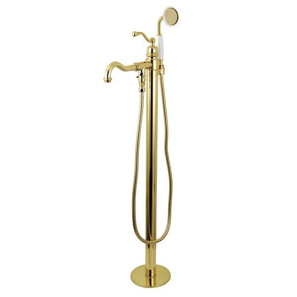 Freestanding Tub Faucet, Polished Brass, Freestanding, Kingston Brass, Mfr#: KS7132ABL