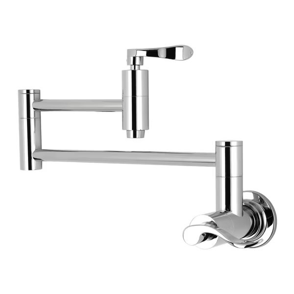 KS8101DFL Wall Mount Pot Filler Kitchen Faucet, Nuwave, Mfr#: KS8101DFL