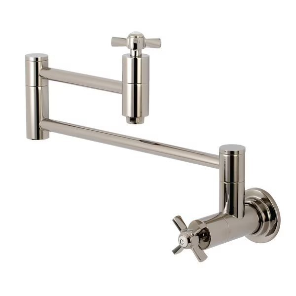 KS8106ZX Wall Mount Pot Filler Kitchen Faucet, Millennium, Mfr#: KS8106ZX