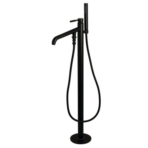 Freestanding Tub Faucet, Matte Black, Freestanding, Kingston Brass, Mfr#: KS8130DL