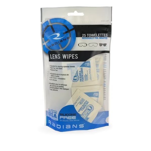 Radians LC25BG Lens Cleaning Towelettes - 25 Pack, Radians, Mfr#: LC25BG