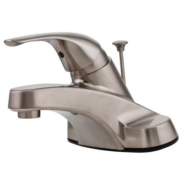 Single Handle 3 Hole Series Single Control Lavatory Brushed N, Brushed Nickel, Pfister, Mfr#: LG142-800K