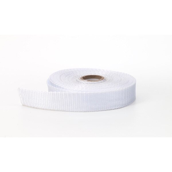 Polypropylene Webbing, 1 In Wide, 10 Yds, White (7Pk), Pearl, Mfr#: M2020-001-1-10